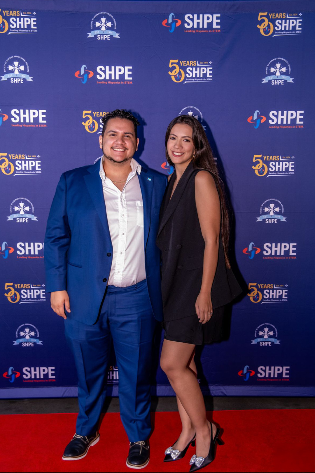 Step 1 — the original photo on the red carpet
